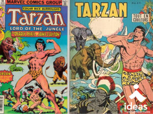 portadas del cómic Tarzán de los años sesenta del siglo veinte.